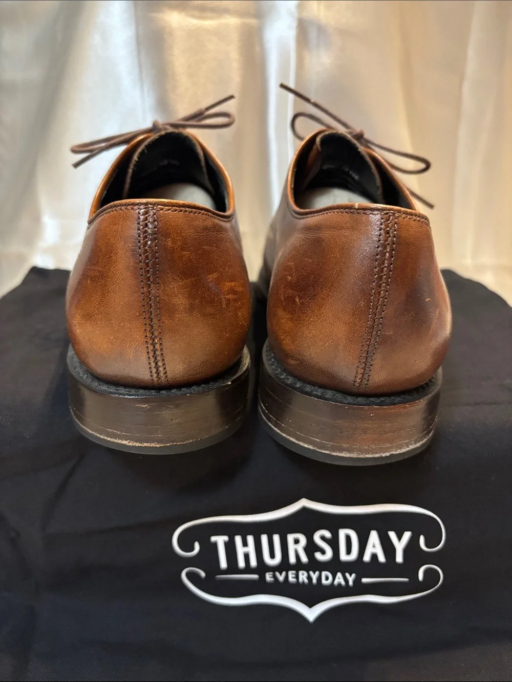 Thursday Boot Co. Men’s Mahogany Brown Leather Cap-Toe Oxford